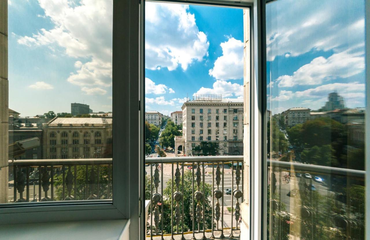 Квартира На Крещатике Kiev Exterior foto