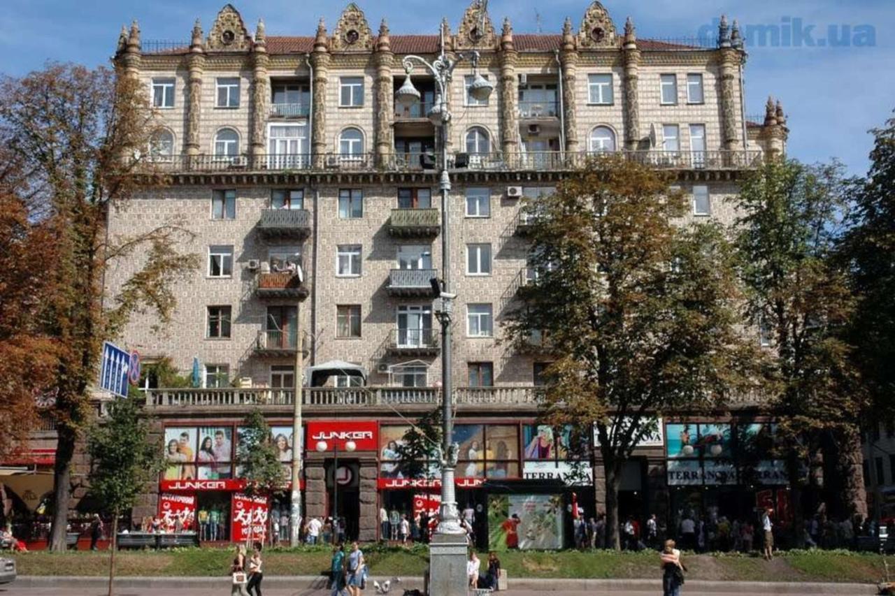 Квартира На Крещатике Kiev Exterior foto